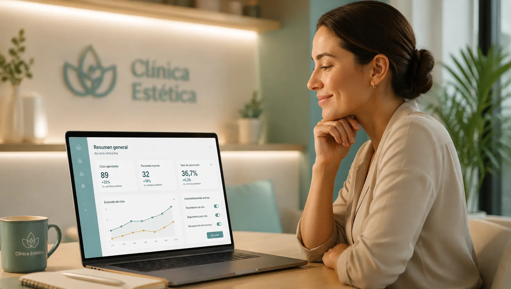 Las clínicas con web optimizada reciben entre 3 y 5 veces más contactos desde búsquedas locales.